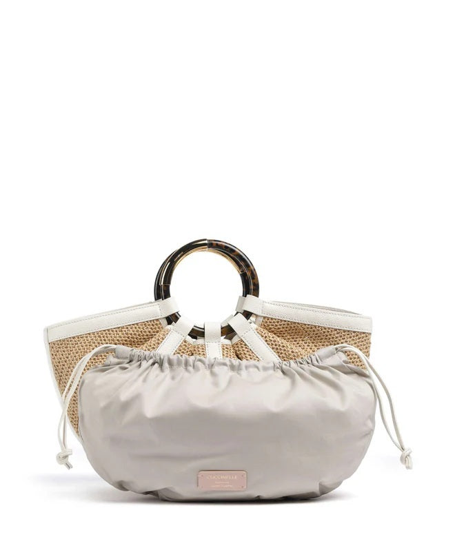 Borsa a mano Shell Straw Large Coccinelle - MYLILLY