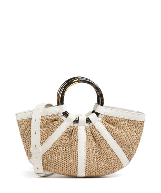 Borsa a mano Shell Straw Medium Coccinelle - MYLILLY