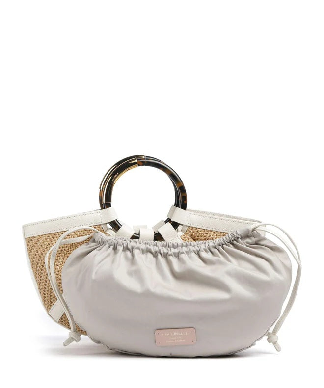 Borsa a mano Shell Straw Medium Coccinelle - MYLILLY