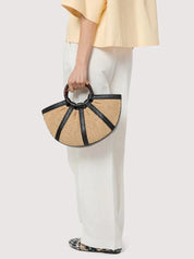 Borsa a mano Shell Straw Medium Coccinelle - MYLILLY