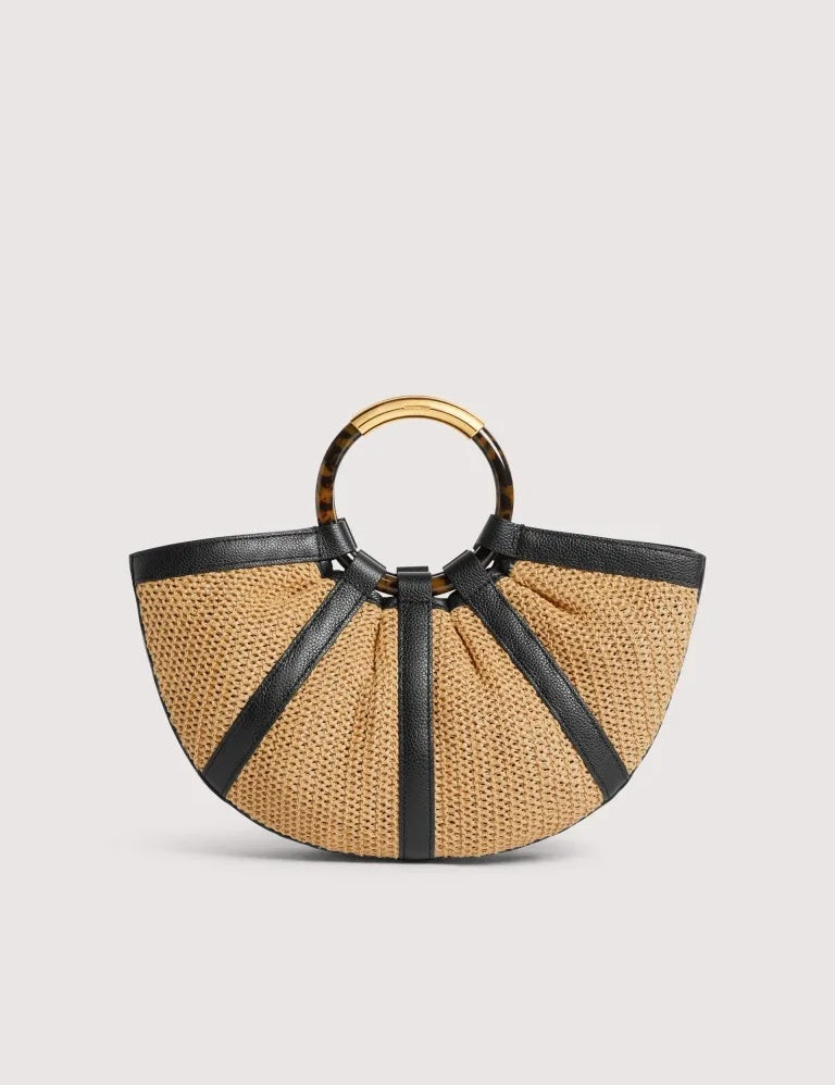 Borsa a mano Shell Straw Medium Coccinelle - MYLILLY
