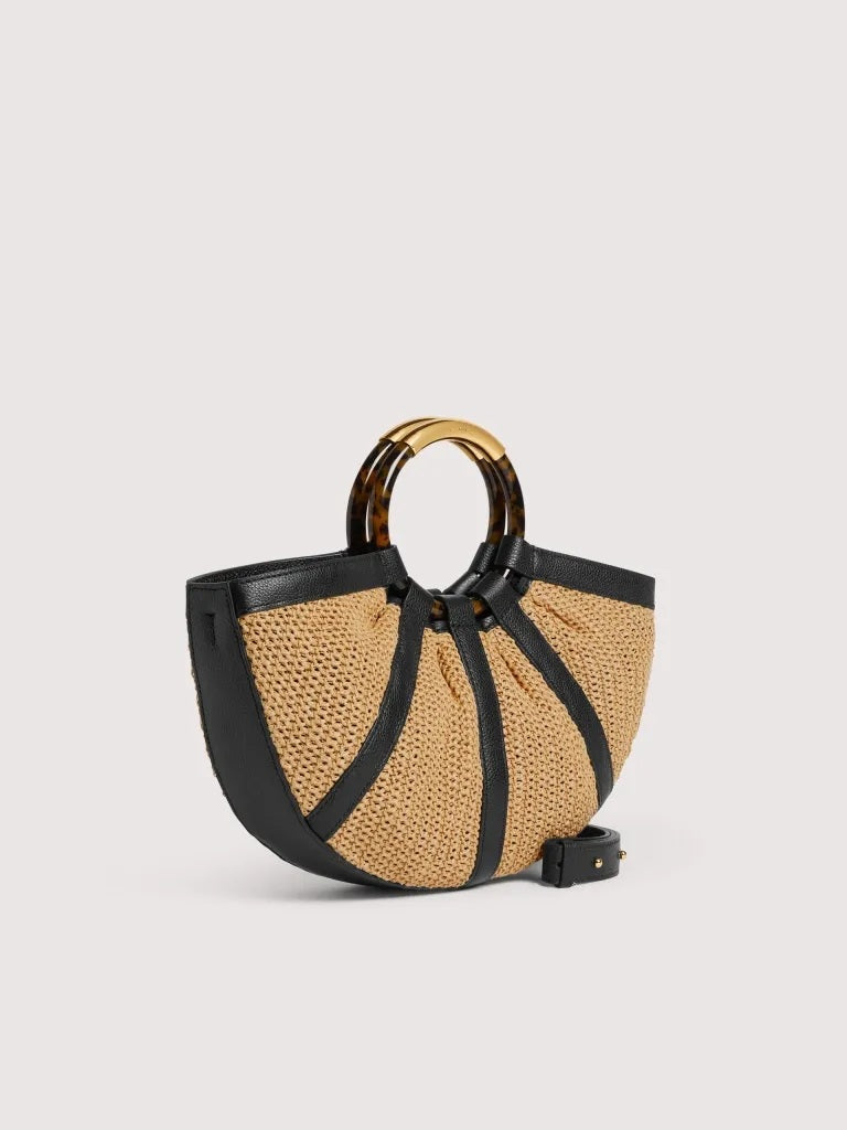 Borsa a mano Shell Straw Medium Coccinelle - MYLILLY
