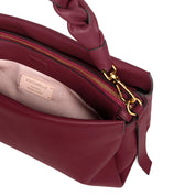Medium Coccinelle Boheme shoulder bag made of leather, stylish women's accessory with a soft, structured design.