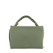 Medium Boheme shoulder bag in brown leather by Coccinelle, featuring a stylish design and adjustable strap.