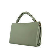 Medium Boheme shoulder bag in leather by Coccinelle, stylish accessory for women with a sleek design and textured finish.