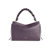 Medium leather Boheme shoulder bag by Coccinelle, stylish women's accessory with a sleek design and versatile shoulder strap.