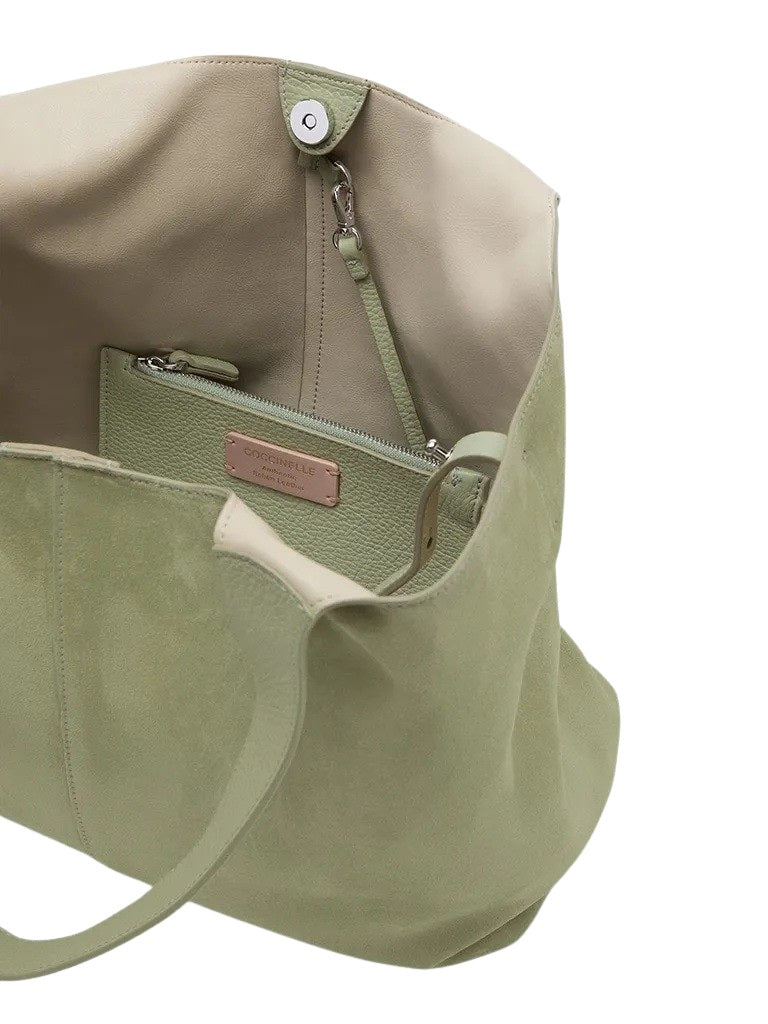 Borsa a spalla C-Easy Suede Large Coccinelle - MYLILLY