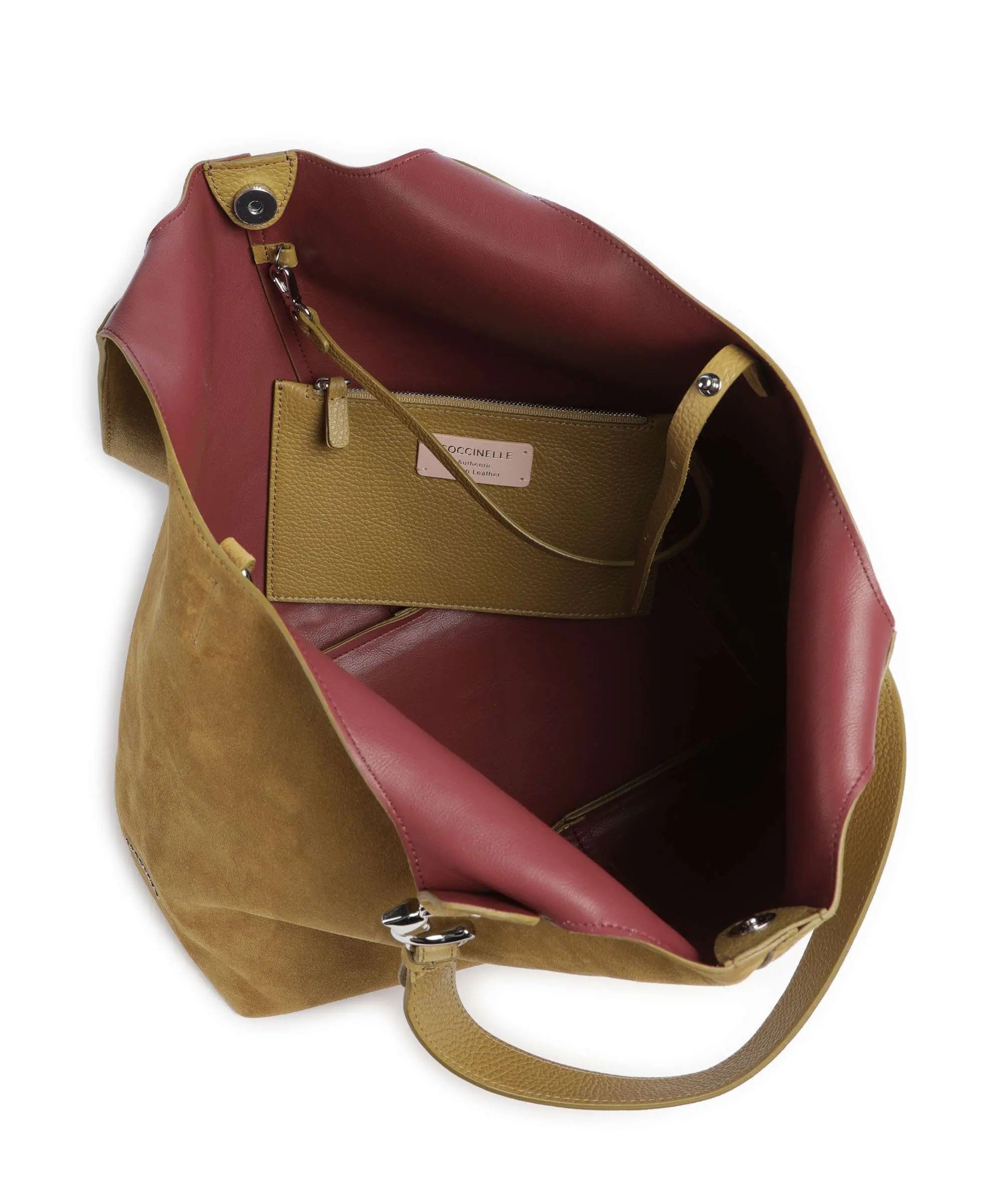 Borsa a spalla C-Easy Suede Large Coccinelle - MYLILLY