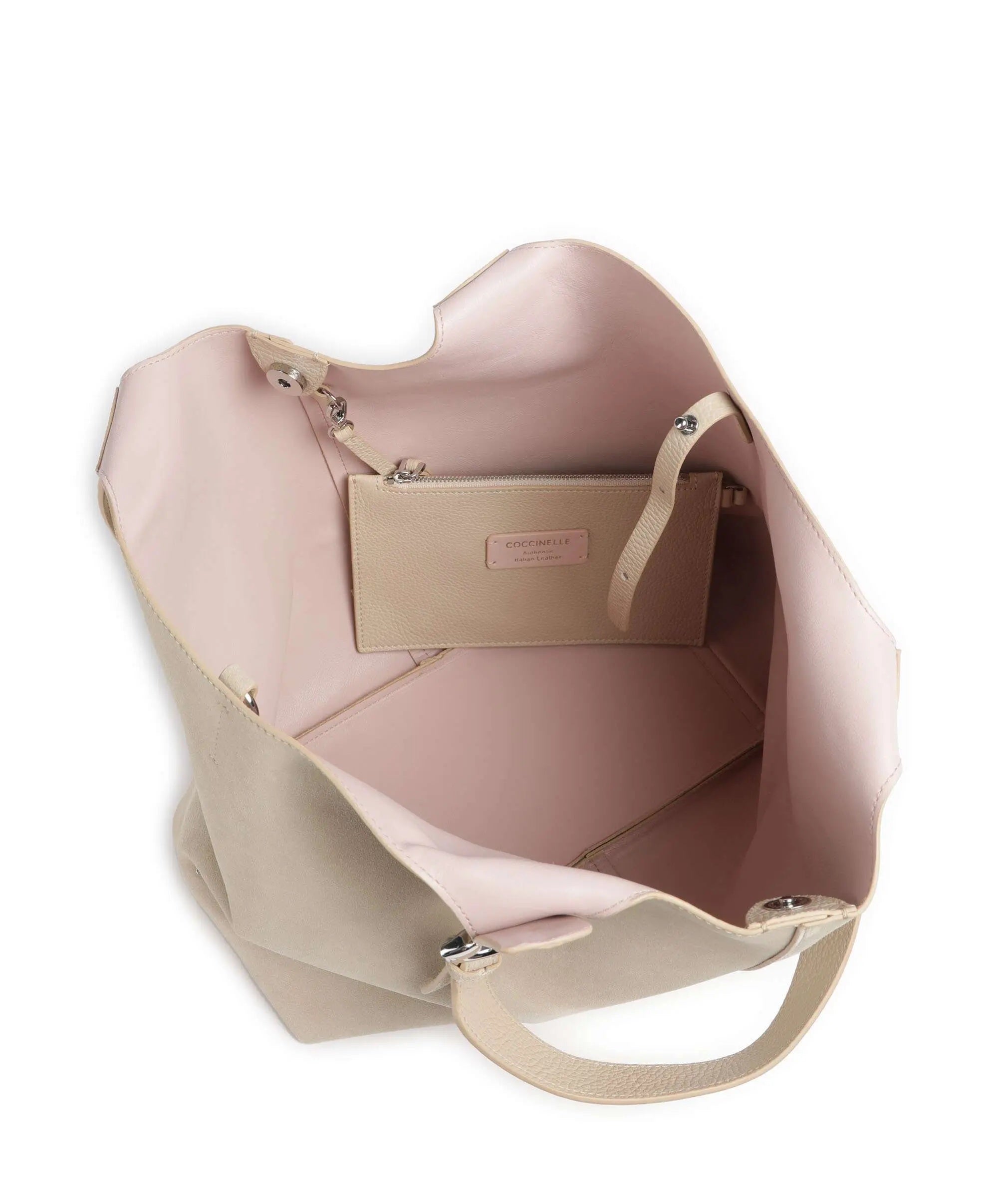 Borsa a spalla C-Easy Suede Large Coccinelle - MYLILLY