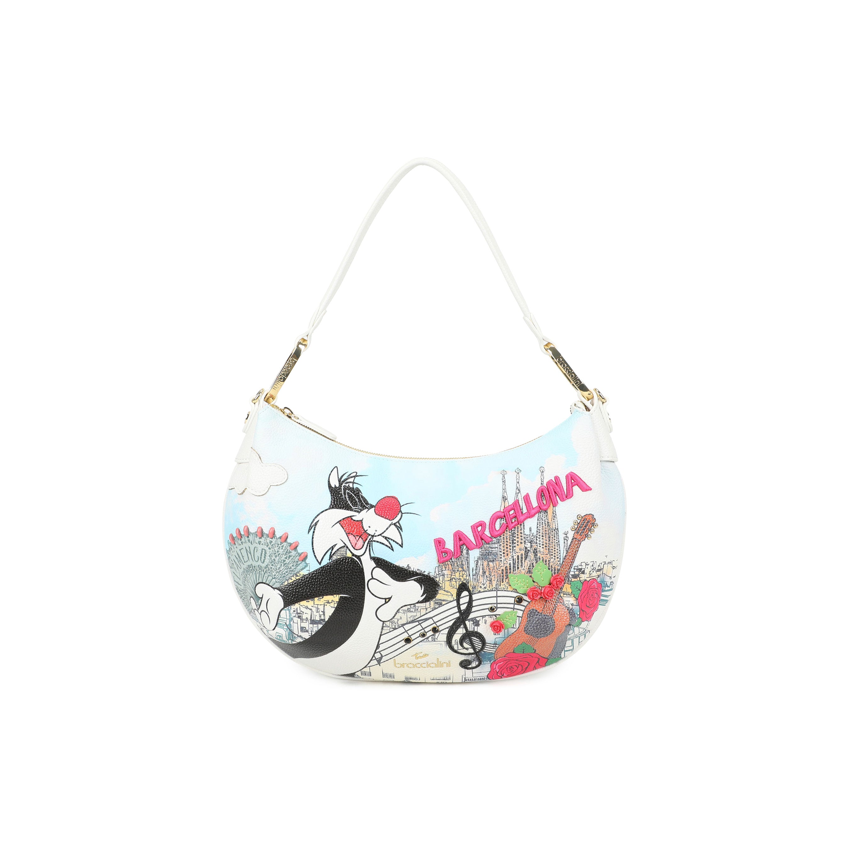 Borsa a spalla Cartoline Looney Tunes Braccialini - MYLILLY