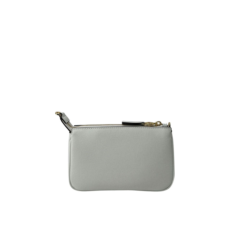 Nannini Flora mini shoulder bag in soft leather with adjustable strap and subtle brand logo, stylish accessory for women.
