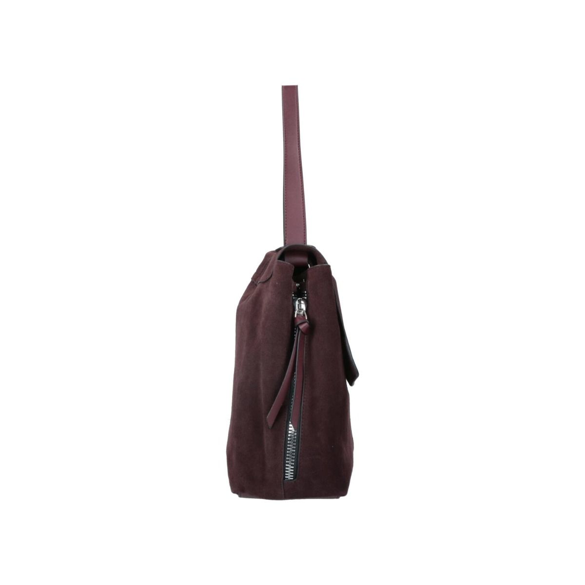 Borsa a spalla Rebelle Lampetra in pelle nera, con dettagli eleganti e tracolla regolabile, perfetta per ogni look.