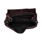 Borsa a spalla Rebelle in morbido tessuto, colore elegante, con tracolla regolabile e dettagli raffinati.