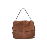 Borsa a spalla Lampetra Rebelle in pelle nera con dettagli eleganti e tracolla regolabile, ideale per il quotidiano.