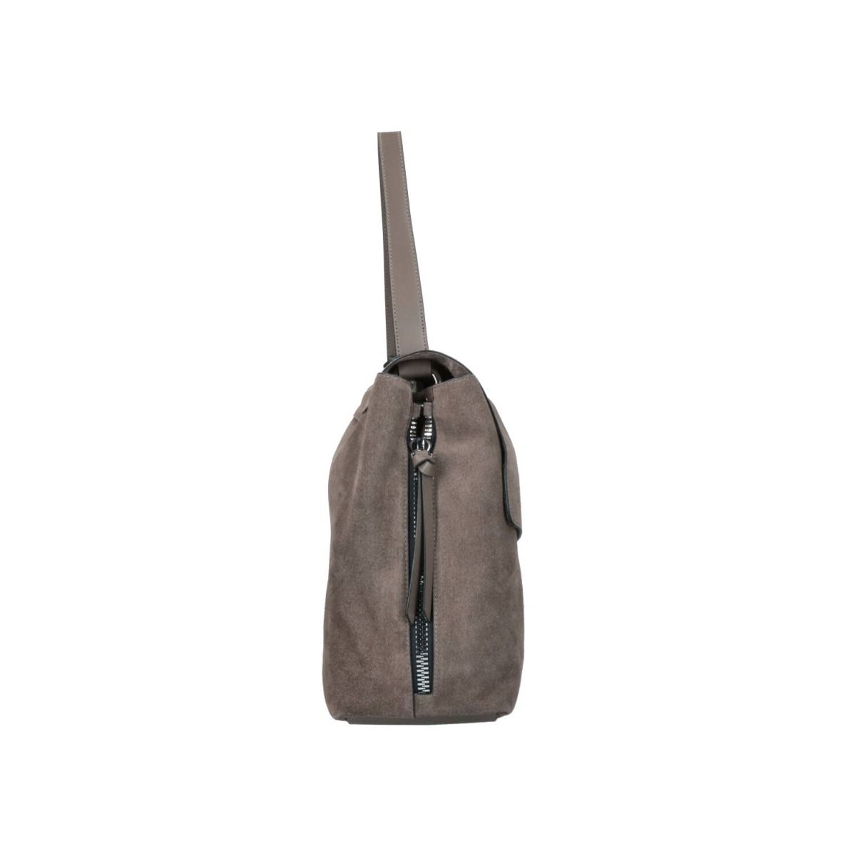 Borsa a spalla Rebelle in tessuto elegante, con dettagli chic e manici per un look moderno e versatile.