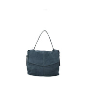 Light gray Lampetra Rebelle shoulder bag with adjustable strap and sleek design, made for stylish women’s accessories.