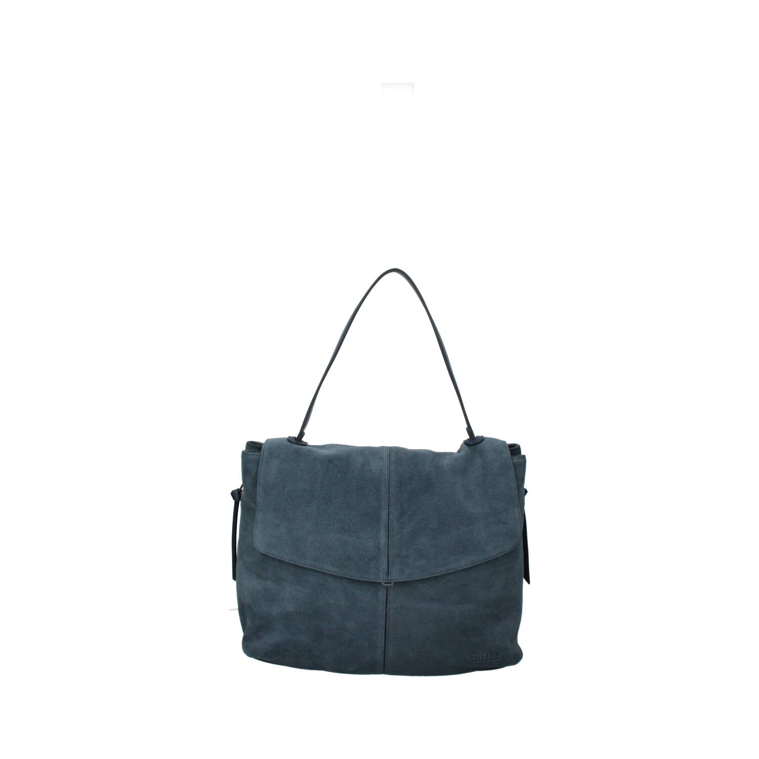 Light gray Lampetra Rebelle shoulder bag with adjustable strap and sleek design, made for stylish women’s accessories.