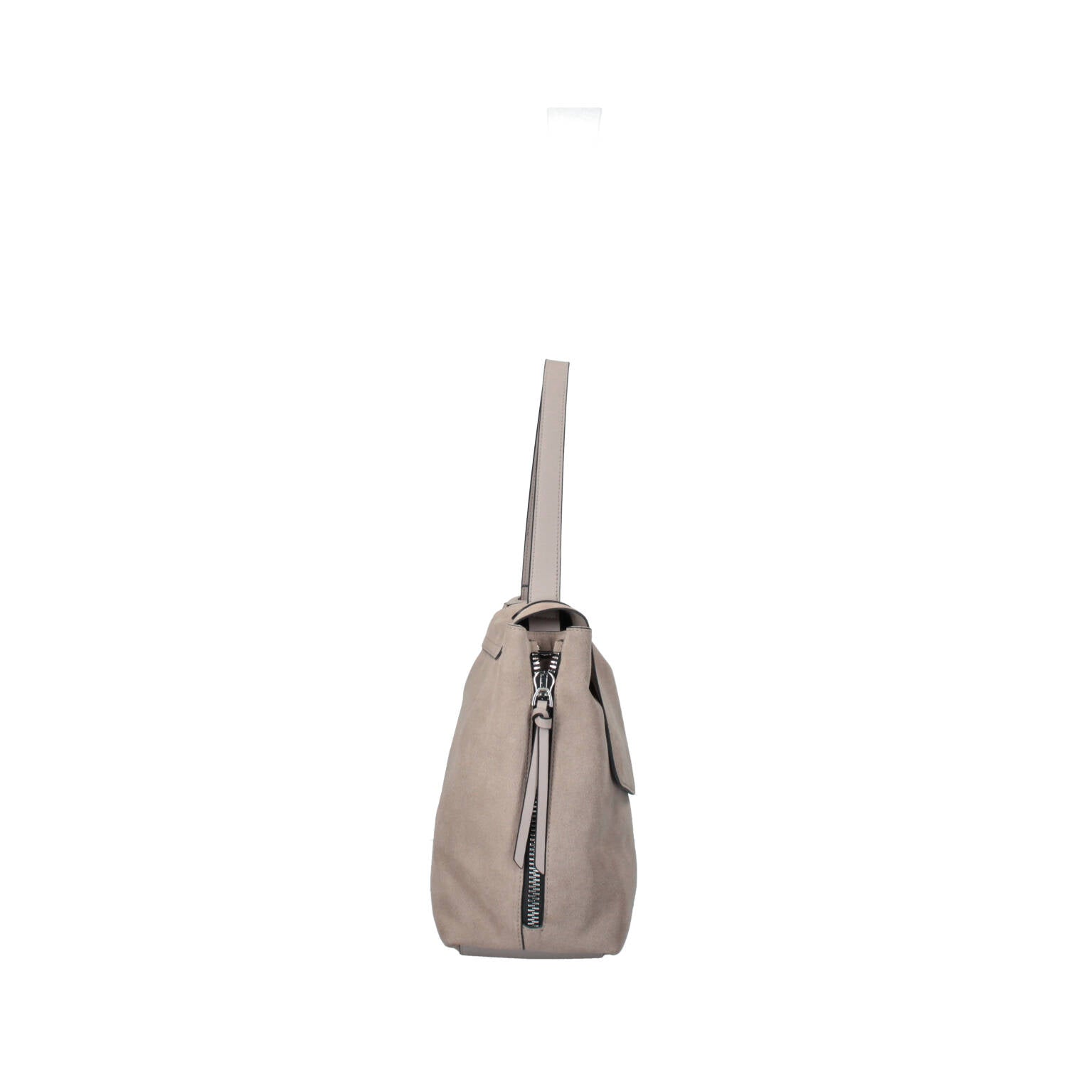 Light brown Lampetra Rebelle shoulder bag with adjustable strap, stylish accessory for women, featuring a sleek, modern design.