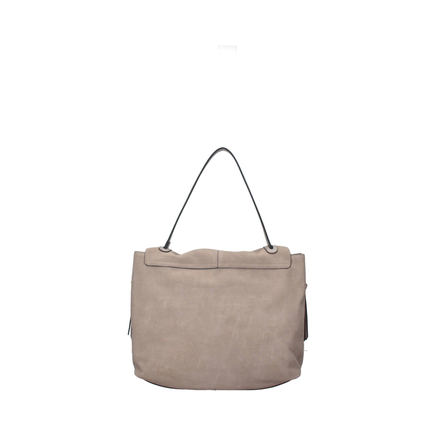 Light brown Lampetra Rebelle shoulder bag for women, with adjustable strap and stylish design, featuring a textured leather finish.