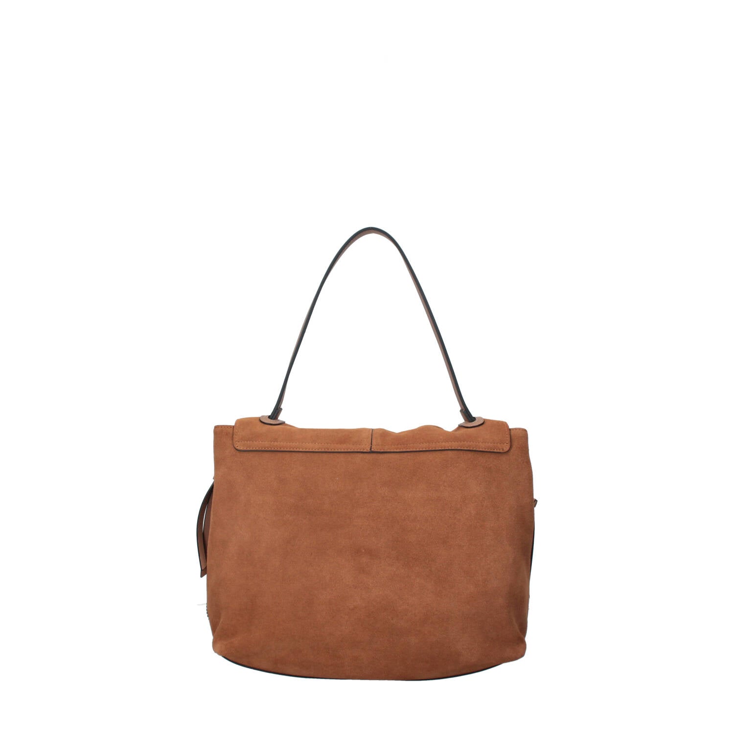 Borsa a spalla Rebelle in pelle nera, con dettagli eleganti e design moderno, ideale per accessori donna.