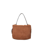 Borsa a spalla Rebelle in pelle nera, con dettagli eleganti e design moderno, ideale per accessori donna.
