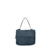 Light brown Lampetra Rebelle shoulder bag with adjustable strap, soft leather, and minimalist design for women.