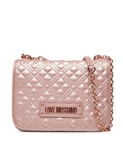 Quilted Love Moschino shoulder bag for women, stylish accessory with quilted design and brand logo, perfect for everyday use.