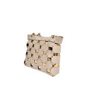 M*Brc Square Leather Shoulder Bag