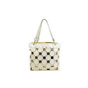 M*Brc Square Leather Shoulder Bag