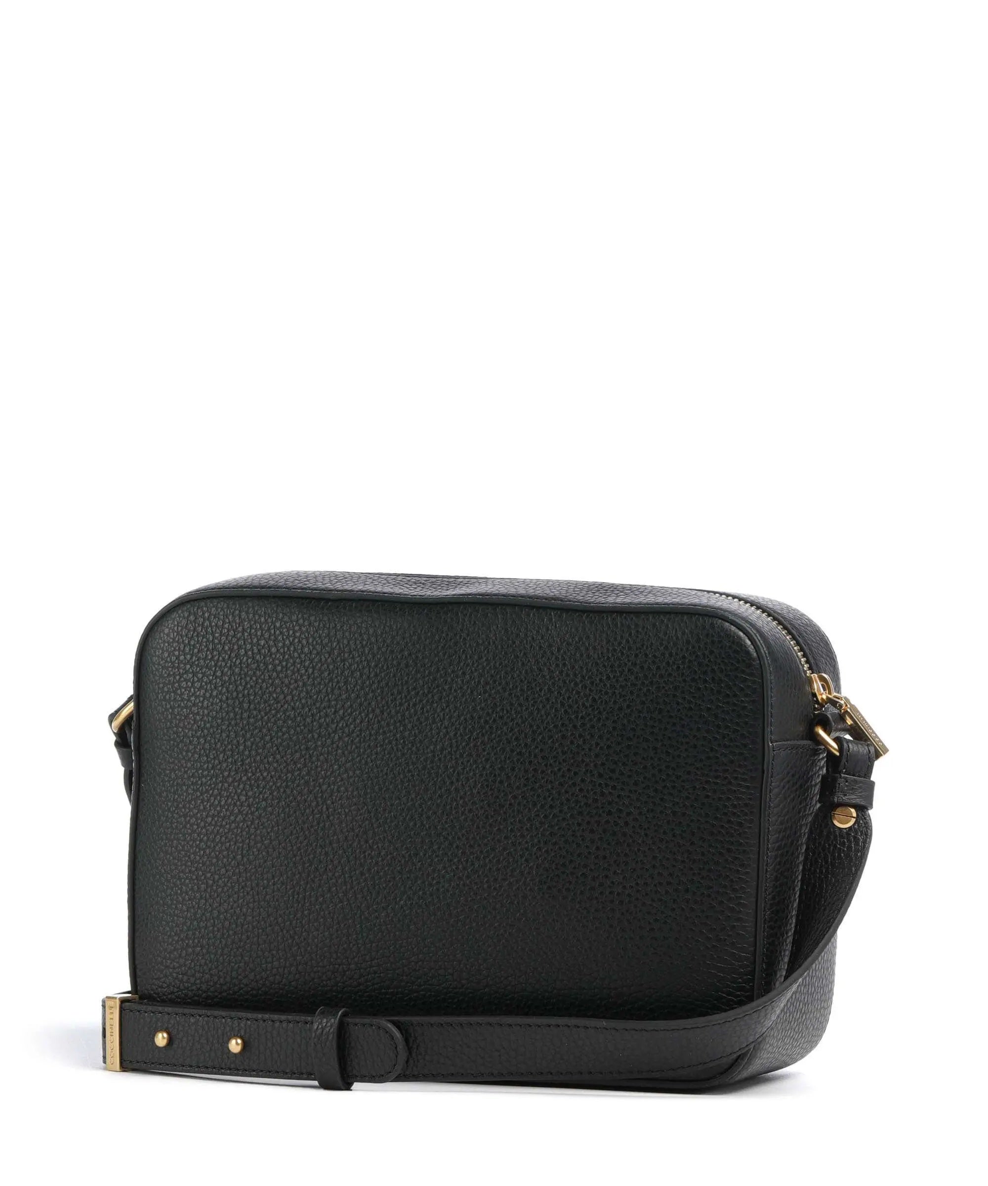 Large Coccinelle Beat Soft crossbody bag in soft leather, featuring a stylish design and adjustable strap.