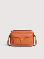 Large Coccinelle Beat Soft crossbody bag for women, stylish accessory with a sleek design and spacious interior.