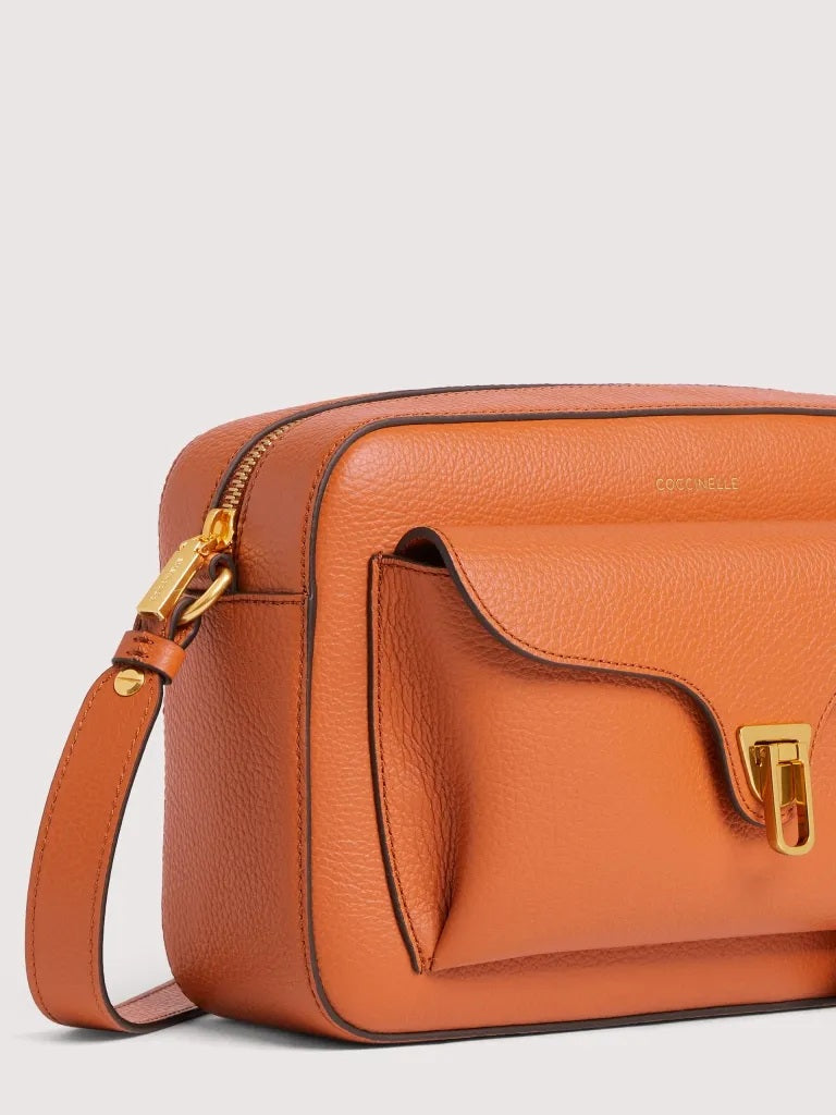 Large Coccinelle Beat Soft crossbody bag for women, featuring a stylish and spacious design with a sleek, modern look.