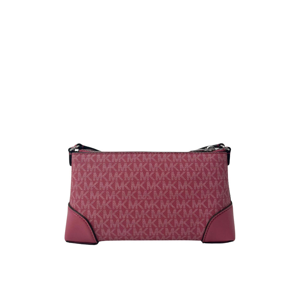 Borsa a tracolla Murphy di Michael Kors in pelle nera con dettagli metallici e tracolla regolabile.