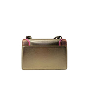 Kurt Geiger Octavia crossbody bag in black leather, stylish shoulder bag with gold-tone hardware and adjustable strap.