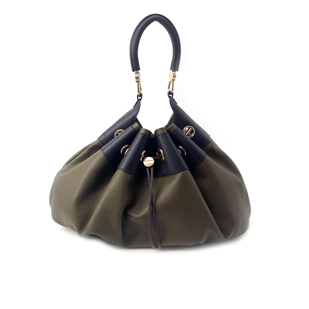 Large Borbonese Collier Hobo bag for women, stylish shoulder bag with a spacious design and elegant details.
