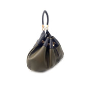 Large Borbonese Hobo Collier bag for women, stylish shoulder bag with spacious design and elegant details.