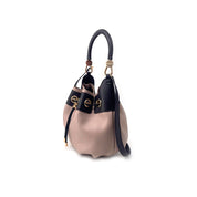 Mini bucket bag from Borbonese, women's hand accessory with stylish design and Italian craftsmanship.