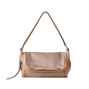 Small Borbonese cross body bag with a sleek frame, featuring a stylish shoulder strap and elegant design for women's accessories.