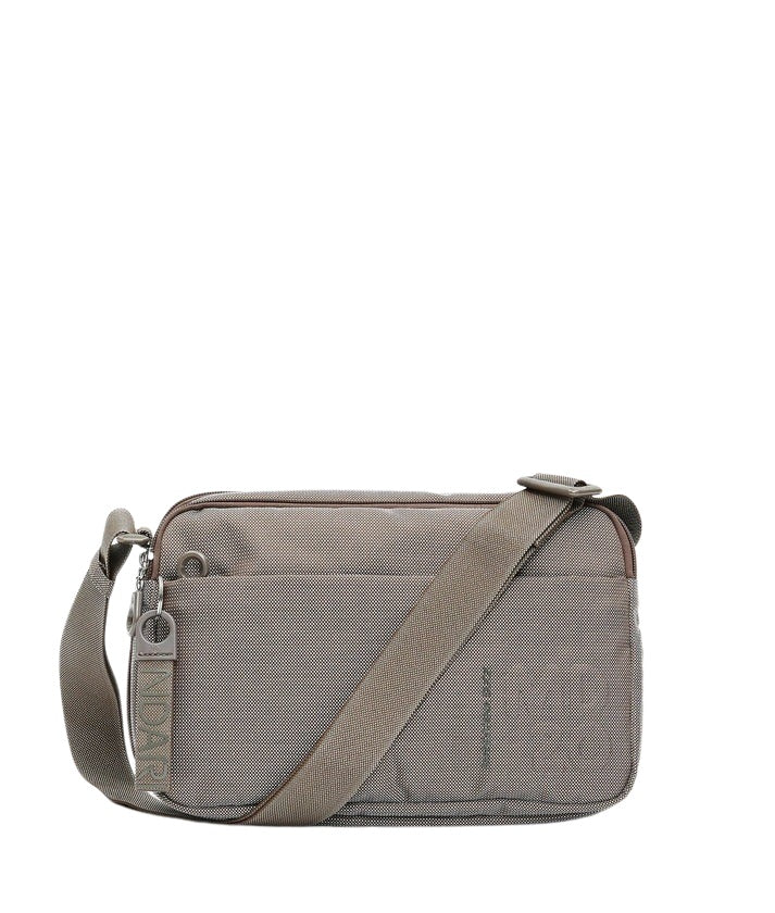 Mandarina Duck MD20 crossover bag for women featuring a stylish shoulder strap and compact design.