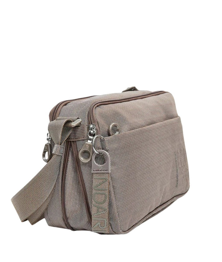 Mandarina Duck MD20 crossover bag for women, stylish shoulder bag with adjustable strap, in a sleek design.