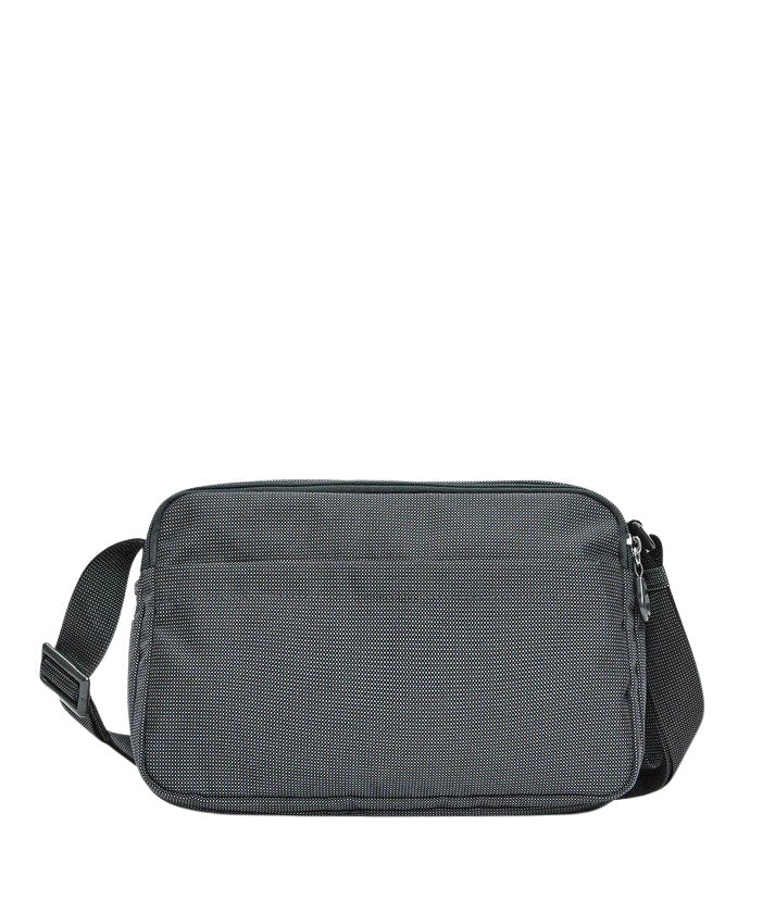 Mandarina Duck MD20 crossover bag for women, stylish shoulder bag in black with leather strap and minimalist design.
