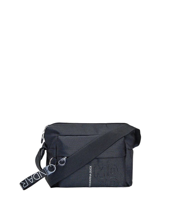 Mini Mandarina Duck crossover bag in stylish design, featuring a compact shape perfect for everyday accessories.