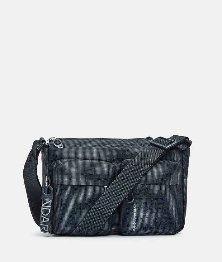 Mandarina Duck Borsa Crossover MD20 donna, stylish shoulder bag with sleek design and adjustable strap.