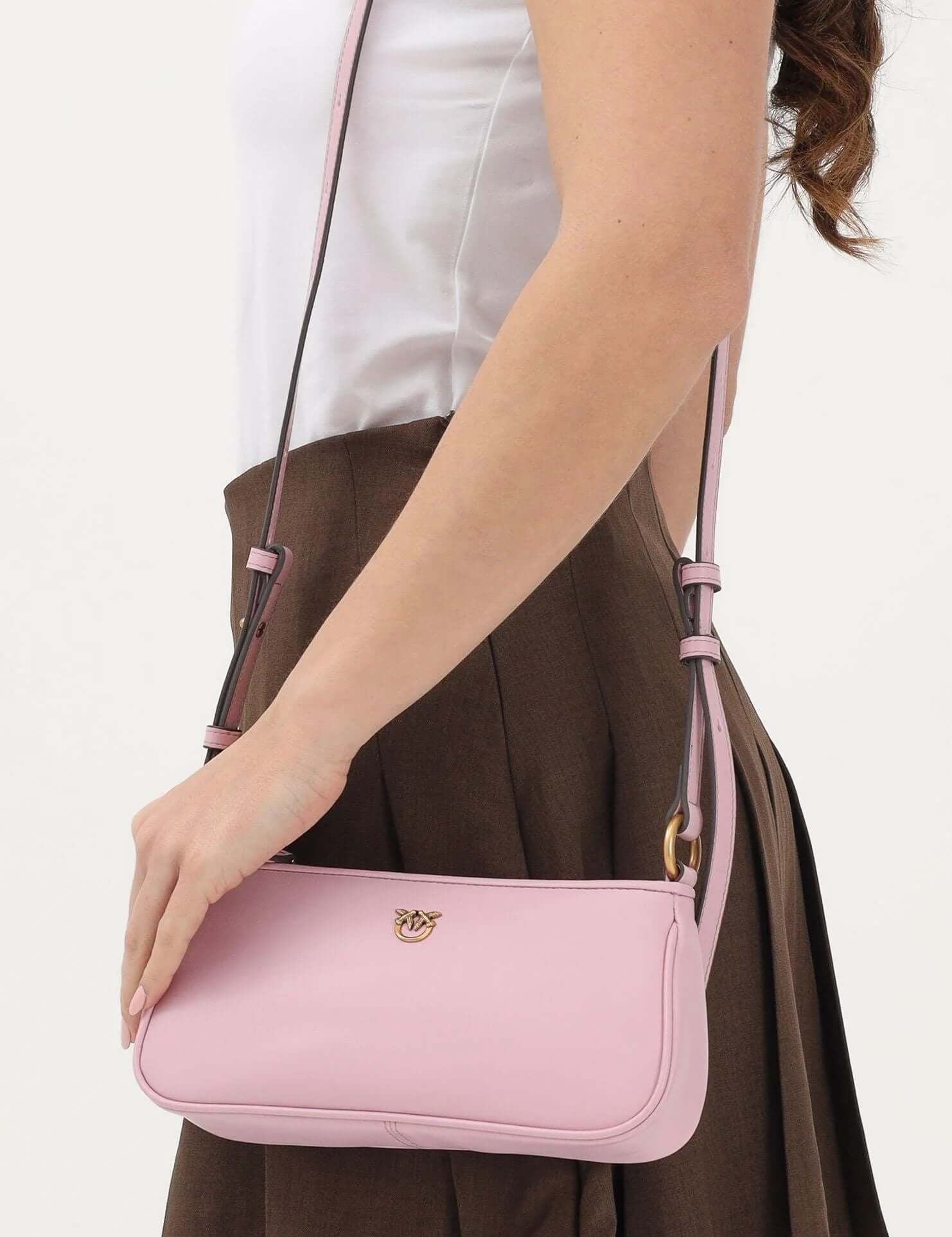 Borsa Half Moon Horizontal Mini Pinko - MYLILLY