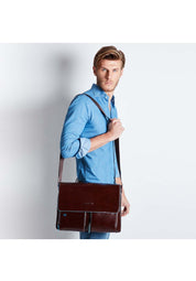 Borsa messenger porta computer con patta Blue Square Piquadro - MYLILLY