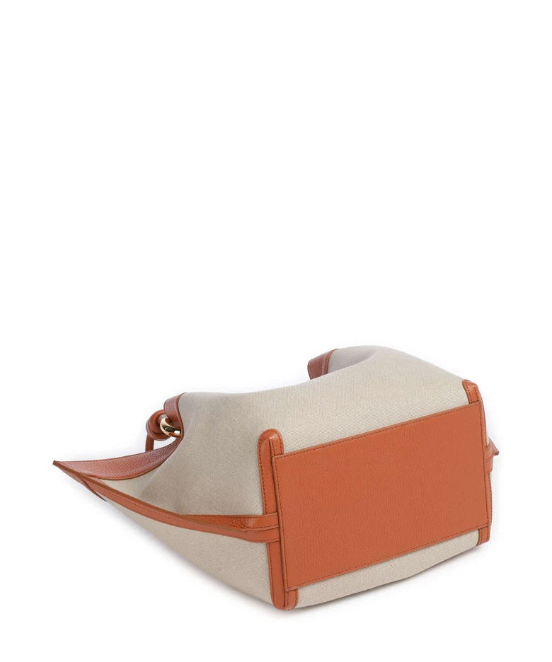 Coccinelle Finn Medium Shopper Bag in leather, stylish and spacious women's shopping tote with handles and minimalist design.