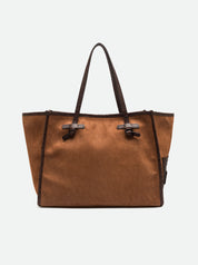 Borsa Shopping Marcella in suede mille righe Gianni Chiarini