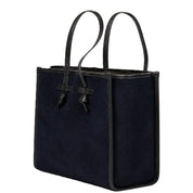 Gianni Chiarini Marcella shopping bag in pinstriped suede