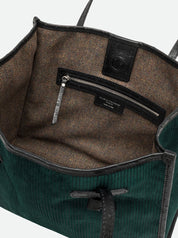 Borsa Shopping Marcella in suede mille righe Gianni Chiarini