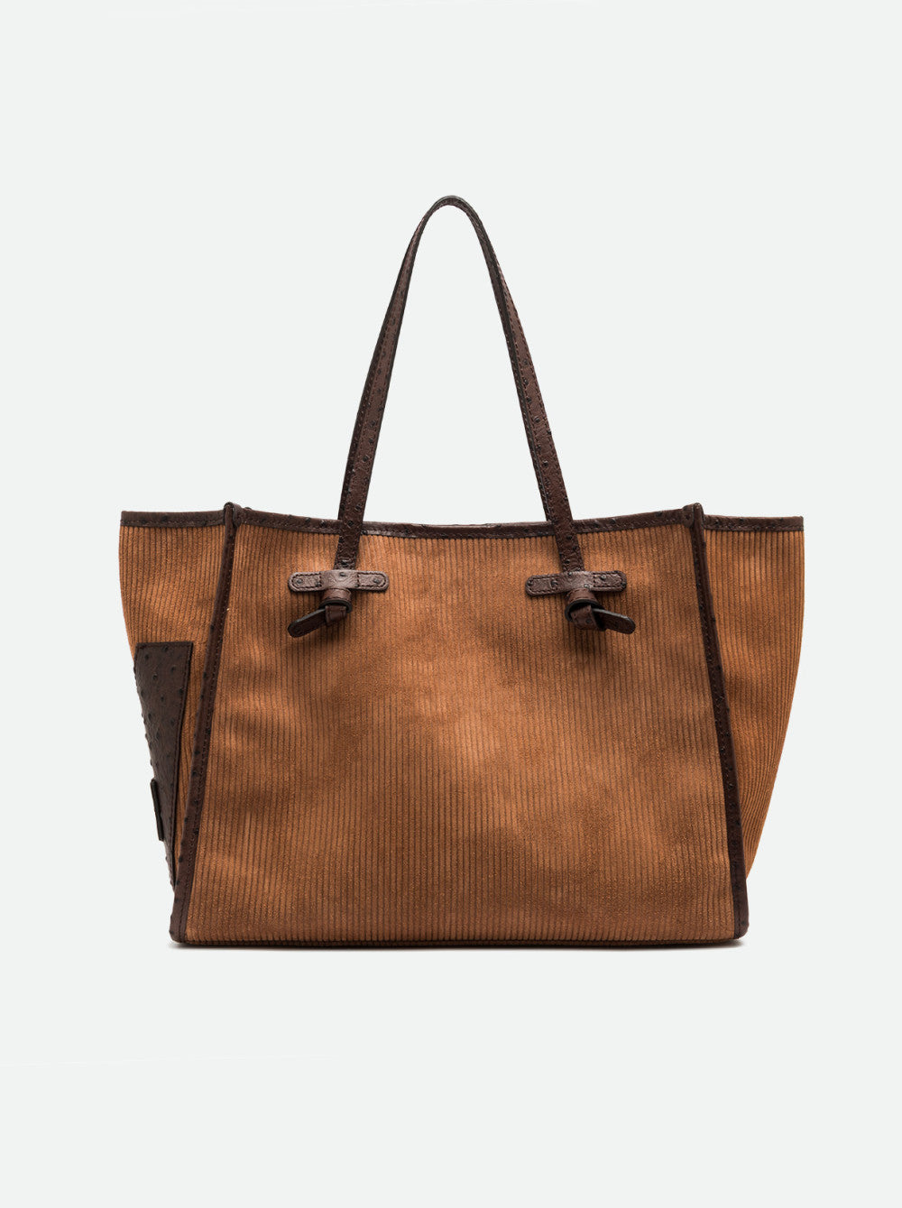 Borsa Shopping Marcella in suede mille righe Gianni Chiarini